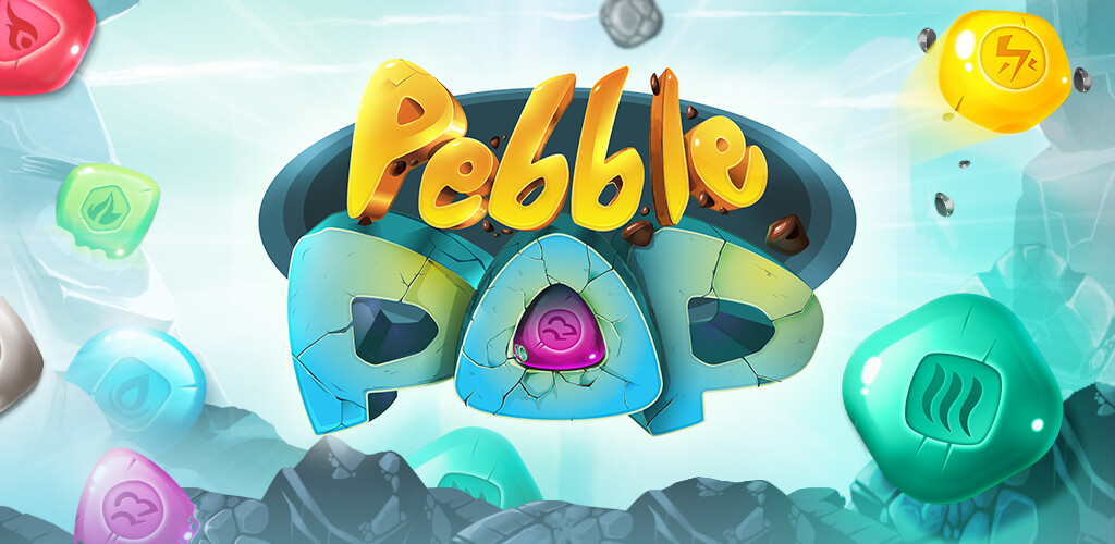Pebble Pop 2D game artwork by Archer Art Studio