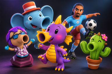 Stylized 3D character design and development