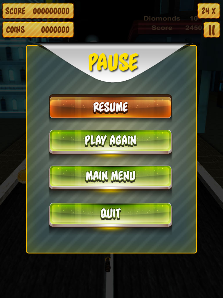 Pause / gameplay