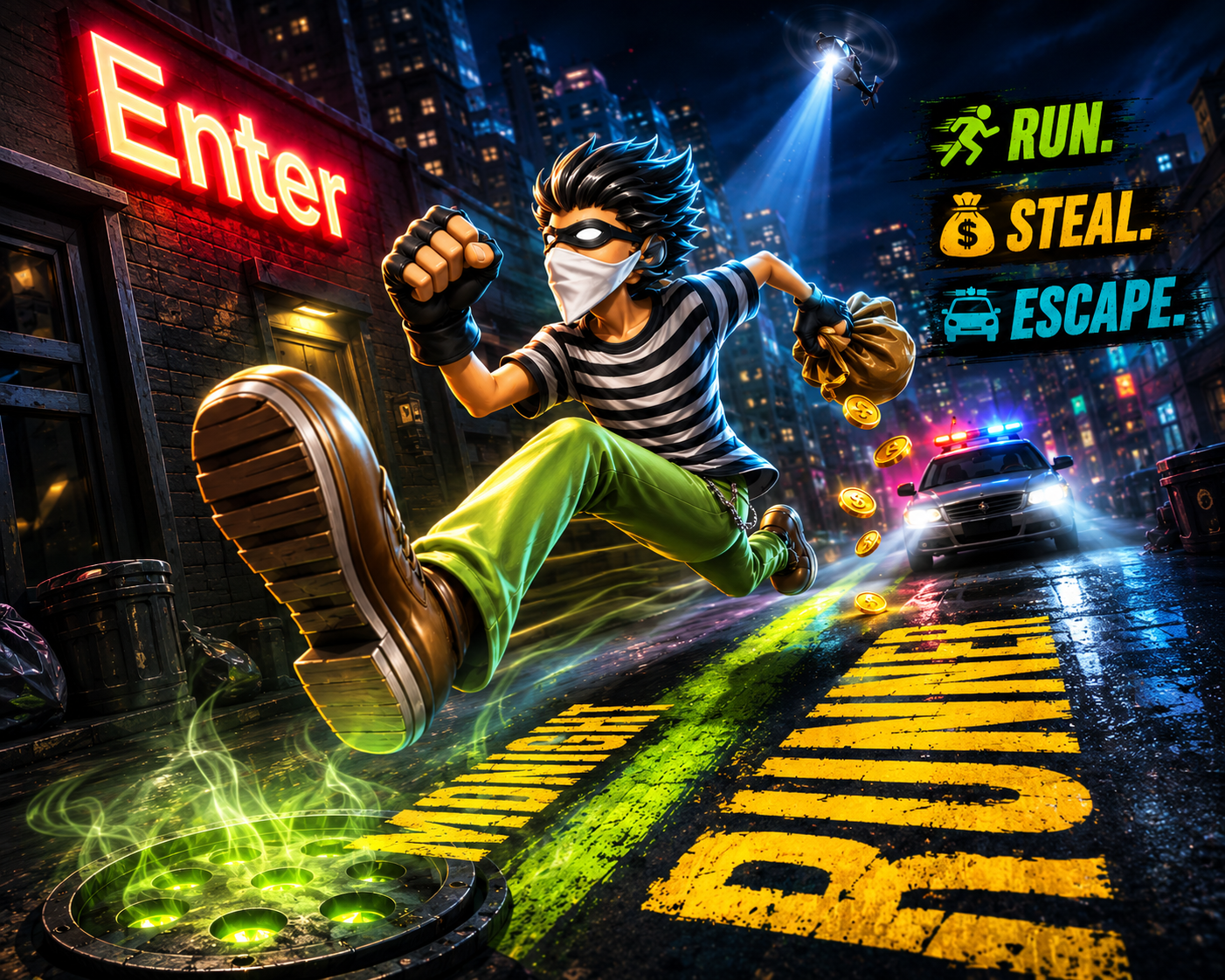 Midnight Runner main menu